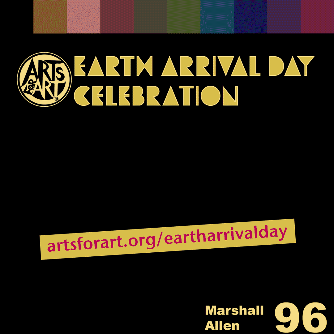 Marshall Allen Earth Arrival Day Fundraiser gif