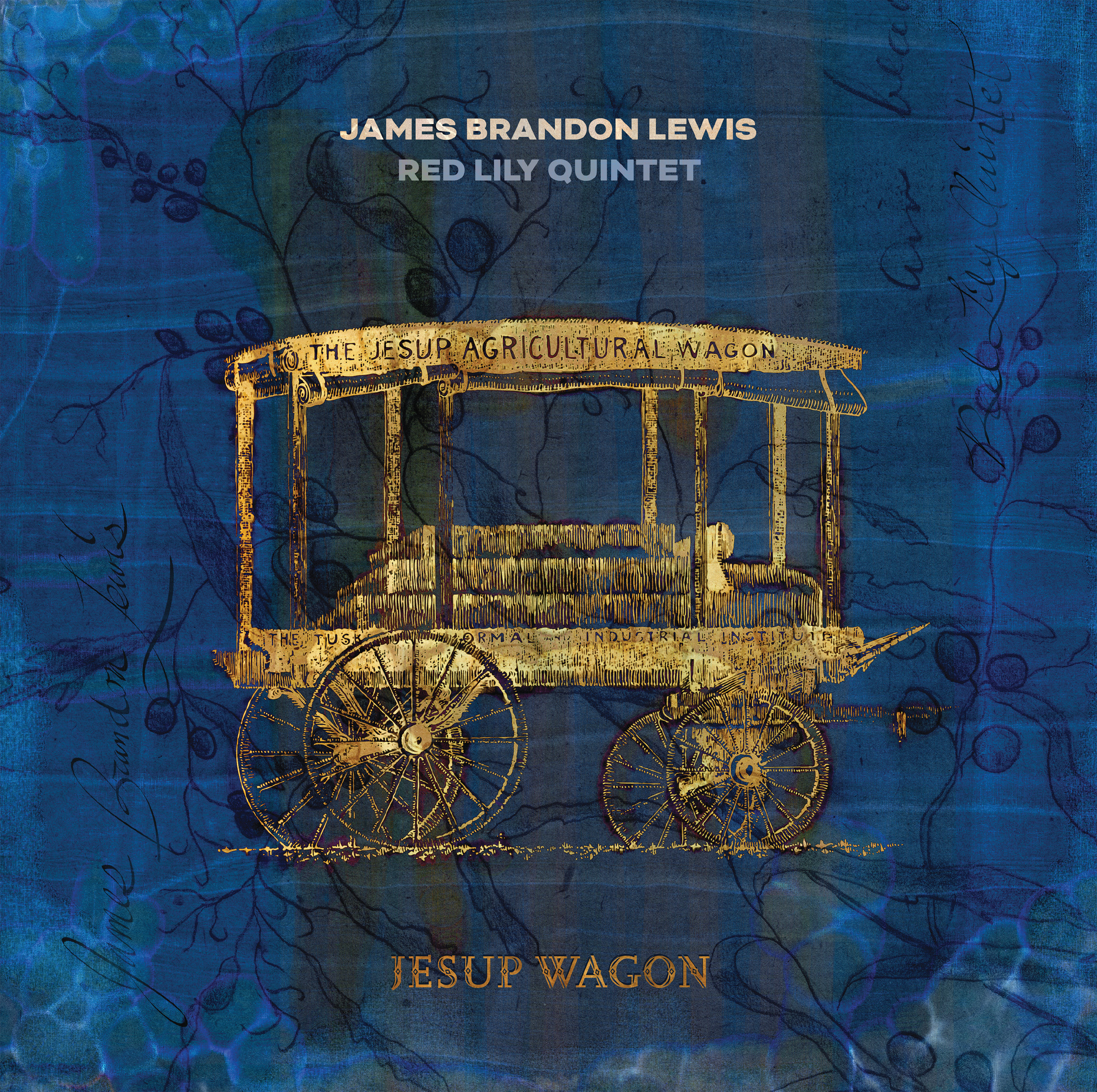 cover for the James Brandon Lewis Red Lily Quintet album Jesup Wagon