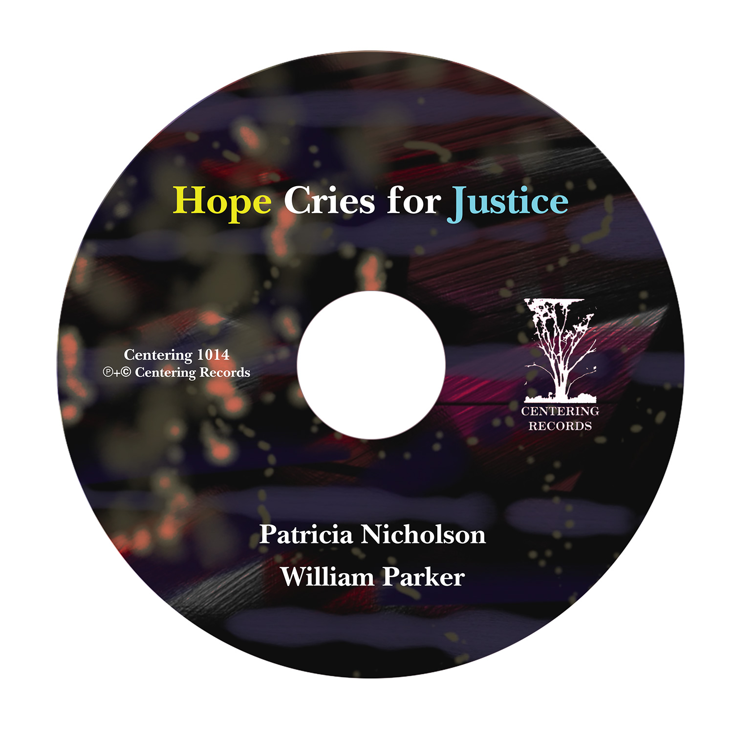 cd art for Hope Cries For Justice by Patricia Nicholson and William Parker